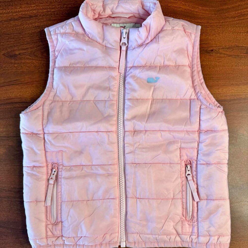 Pink Puffy Vineyard Vines Vest